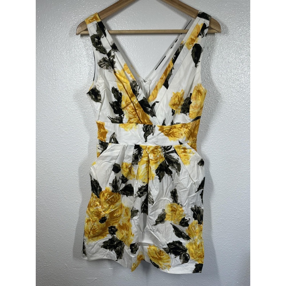 Corey P Dress Womens 10 Floral Sleeveless V Neck Pockets Summer Casual Sundress‎